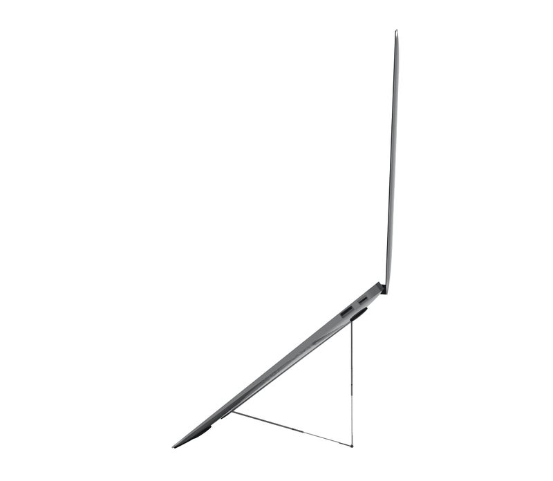 MAJEXTAND Paper-Thin Stand for MacBook  Laptop Riser  Slim Portable Ergonomic Ventilated Stand  6 Adjustable Heights from 2.1"" to 3.6""  Compatible with Laptops Up to 18   US Patented (Space Gray) - Image 4